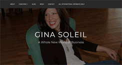 Desktop Screenshot of ginasoleil.com
